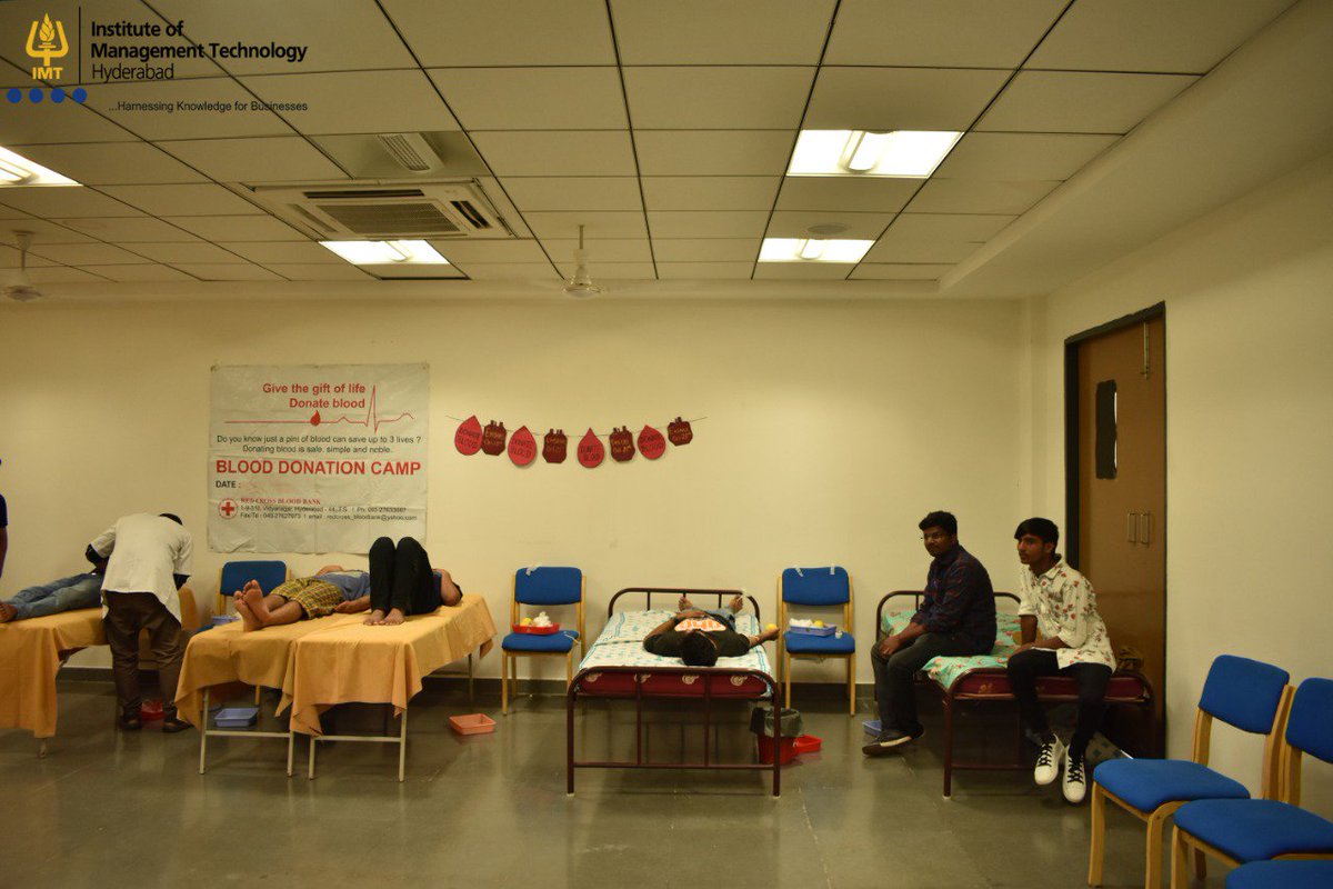 imthyd's tweet photo. On 23rd October, #Pahel - the #CSR club of #Imthyd organised a blood donation camp - #Ehsaas in association with #RedCross. We saw active participation from the teachers and students , resulting in a total collection of 88 units of #blood.
#donateblood #SaveLife #campuspride https://t.co/bjb8mh4vOc