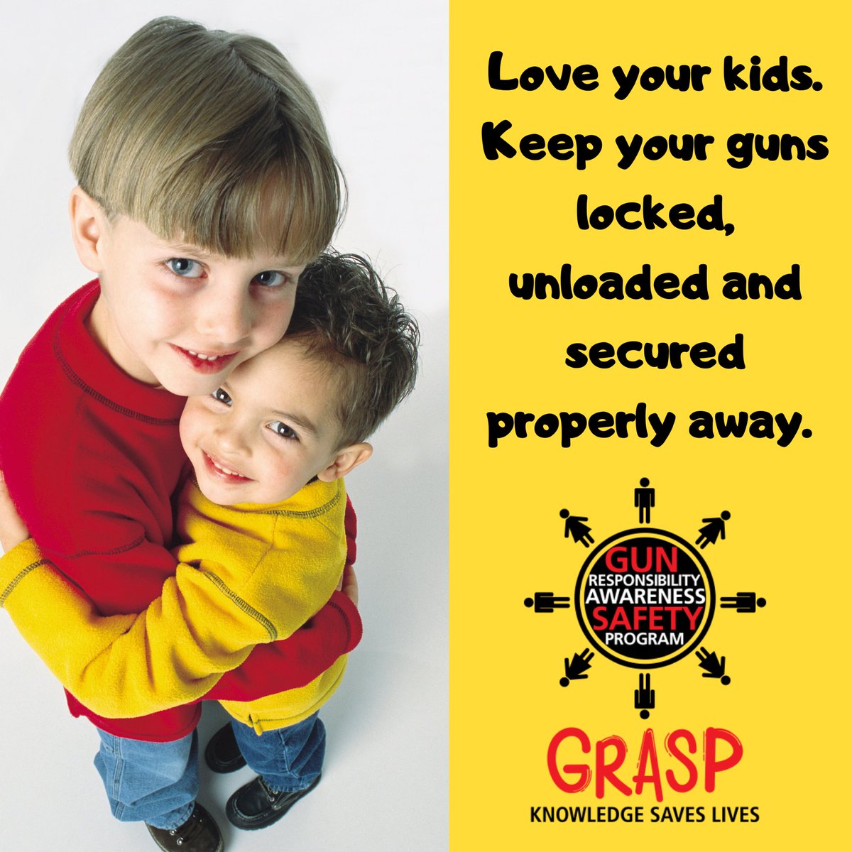 GraspSafety's tweet photo. #GRASP #GRASPCARES #graspit #safetyfirst #gunsafety #guns #gunawareness #kidsfirst #gunresponsibility #firearms #gunsense
#secureyourweapons #nochances #beaware #domore #takeaction #aimforsafety #guntalk #safety #gunsmarts #change #ResponsibleStorage #BeSMART https://t.co/ntPFVxLQTZ