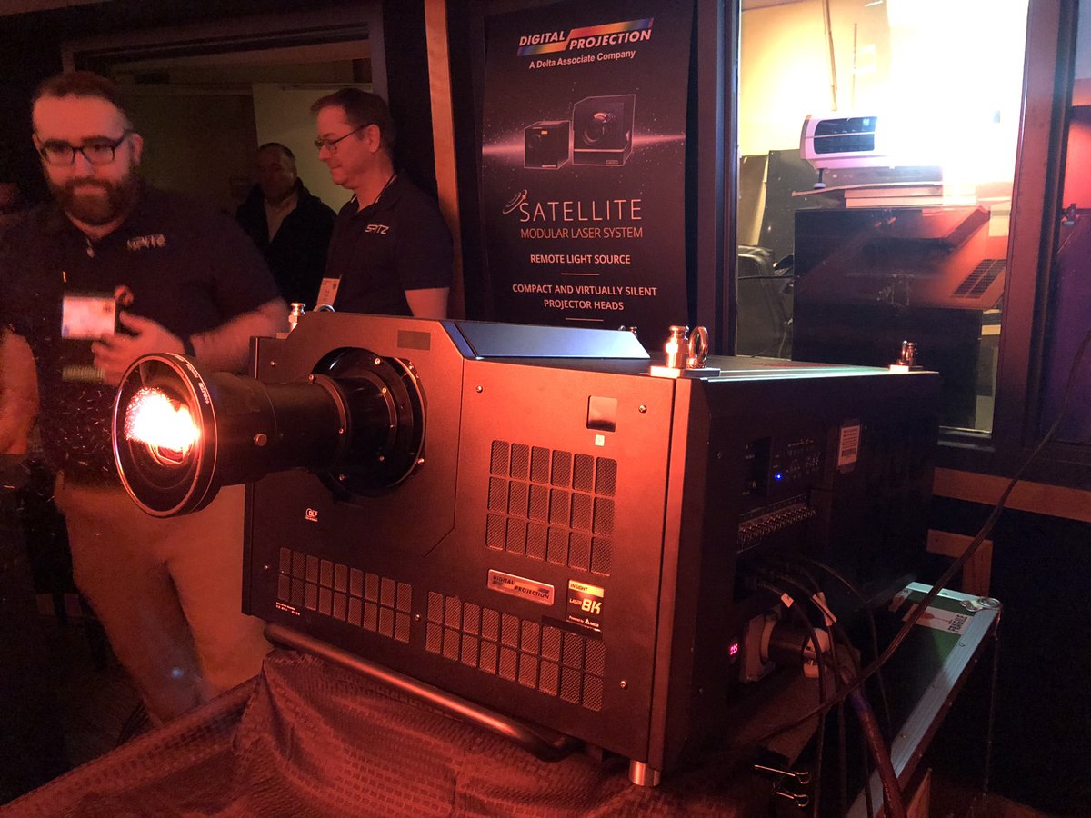 dprojection's tweet photo. Ever been to a #planetarium with true #8K resolution?  If you’re at @UToledo for the #GLPA19, be sure not to miss our special demonstration - this is something you DO NOT want to miss! #Innovation https://t.co/4eQ7FOeecY