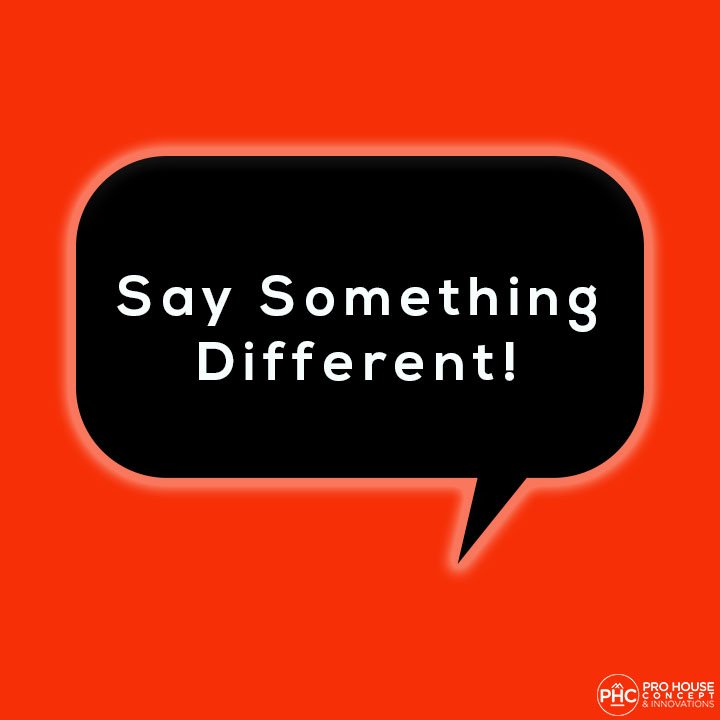 PHCIMarketing's tweet photo. Say something different! don’t be afraid to go against the grain sometimes.
Those who spot a new possibility, however, and dare to say something truly different will likely reap the biggest rewards.
#BuidingBetterBrands #ProHouseConcept #PHCi #DigitalMarketingExperts
. https://t.co/ZeGXNDJxBA