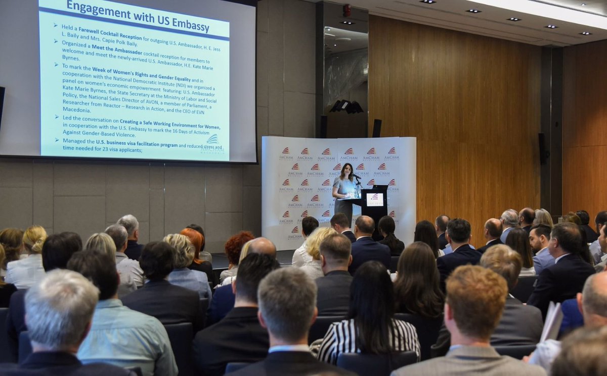 We just concluded our 19th Annual General Assembly during which we reviewed the activities and financials for the past year, welcomed 19 new member companies, and voted for 3 new members of AmCham's Board of Directors.