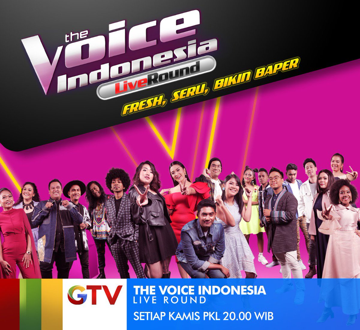 Adakah jagoanmu yang tampil malam ini di <a href="/TheVoiceGTV/">THE VOICE INDONESIA GTV</a>? Happy Watching gaes ! #TheVoiceIndonesia #TheVoice4Indonesia #LiveRound1