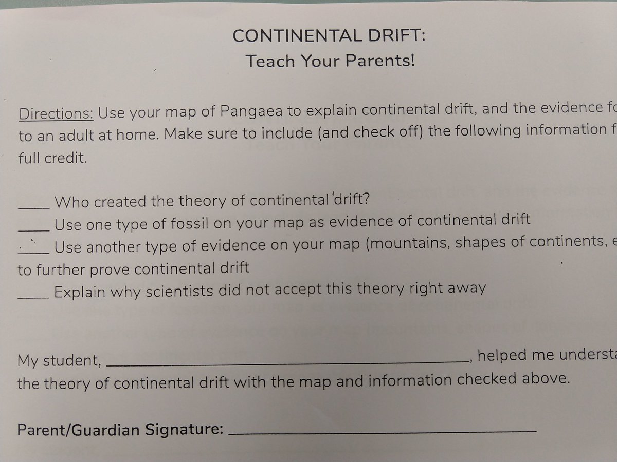 Kristen Fossa (@mrs_fossa) on Twitter photo Students created a teaching tool to take home so that they can teach their parents the theory of continental drift! <a href="/CTBarkalow/">Barkalow Middle School</a> #FTS4RKIDS Students created a teaching tool to take home so that they can teach their parents the theory of continental drift! <a href="/CTBarkalow/">Barkalow Middle School</a> #FTS4RKIDS