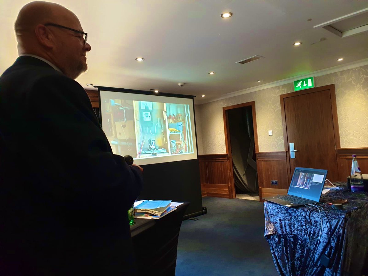 ILPScotland's tweet image. Jeff Lewis giving the final #CPD paper of the day about ‘Wiring Regulations and Street Lighting’ @the_ilp