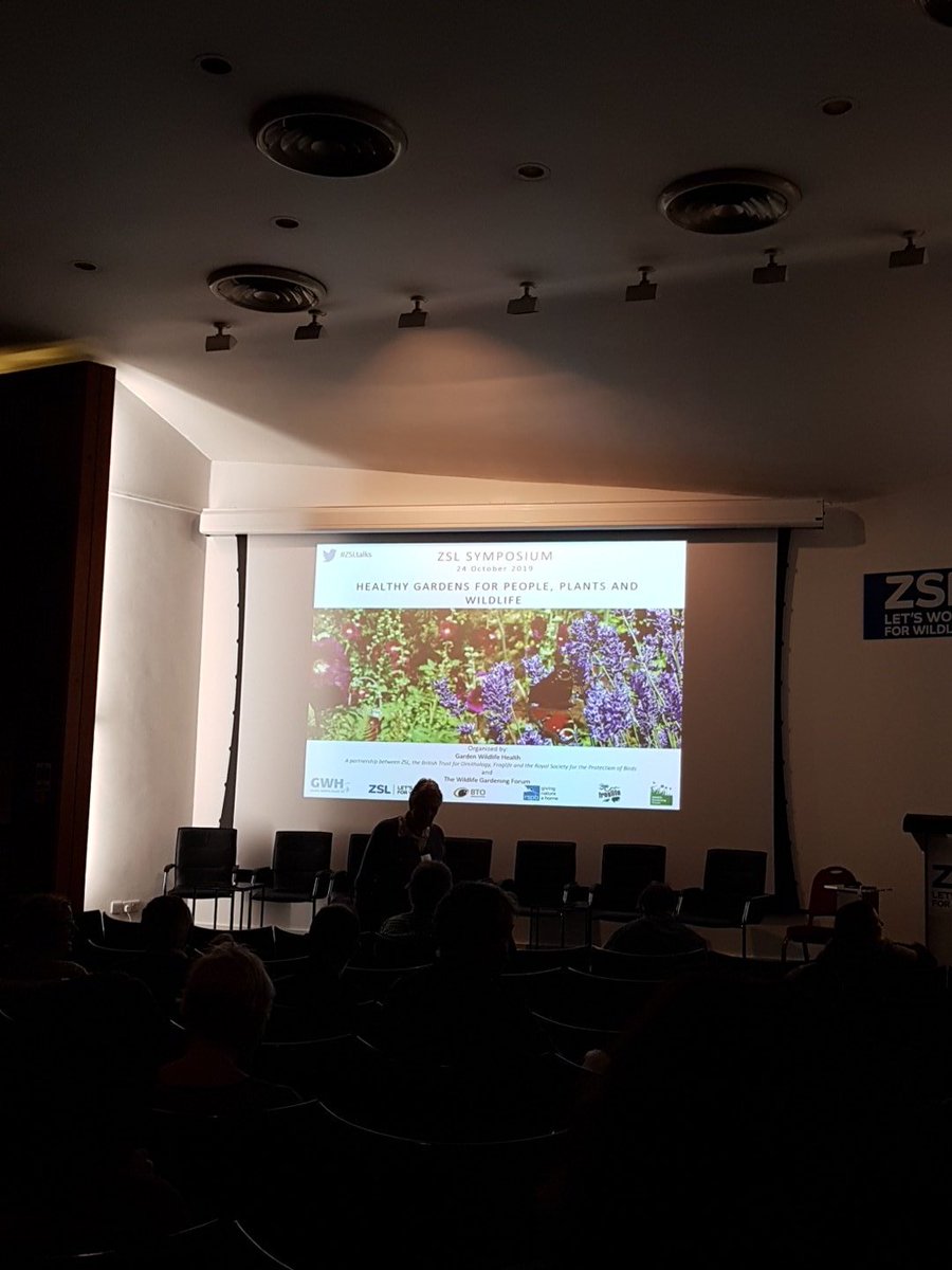 K8tieWilkinson's tweet photo. Fantastic talks this morning on wildlife gardening at the @WLGForum conference #ZSLTalks https://t.co/mRMG1Xq2AK
