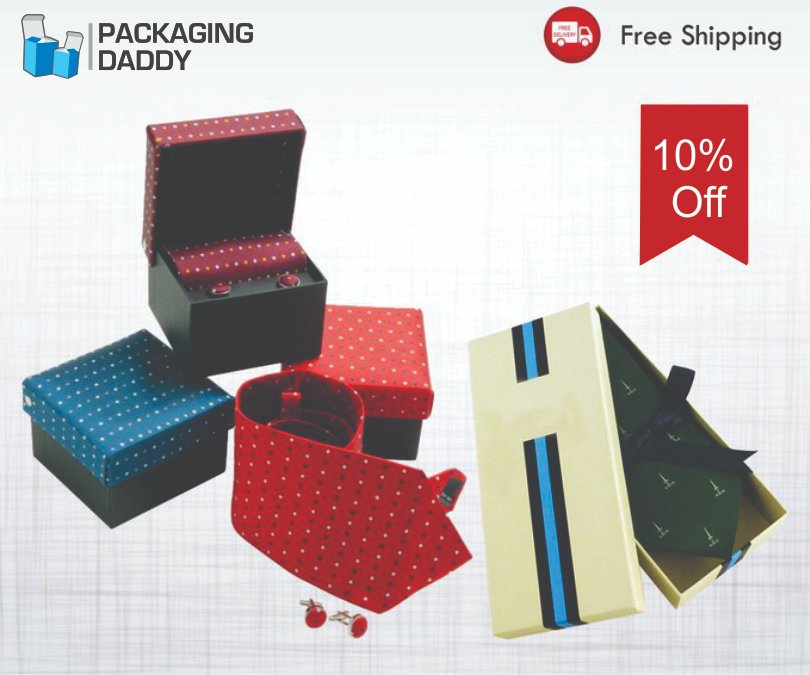 Custom Tie Packaging Boxes at Wholesale Prices and Free Shipping to Doorstep
packagingdaddy.com