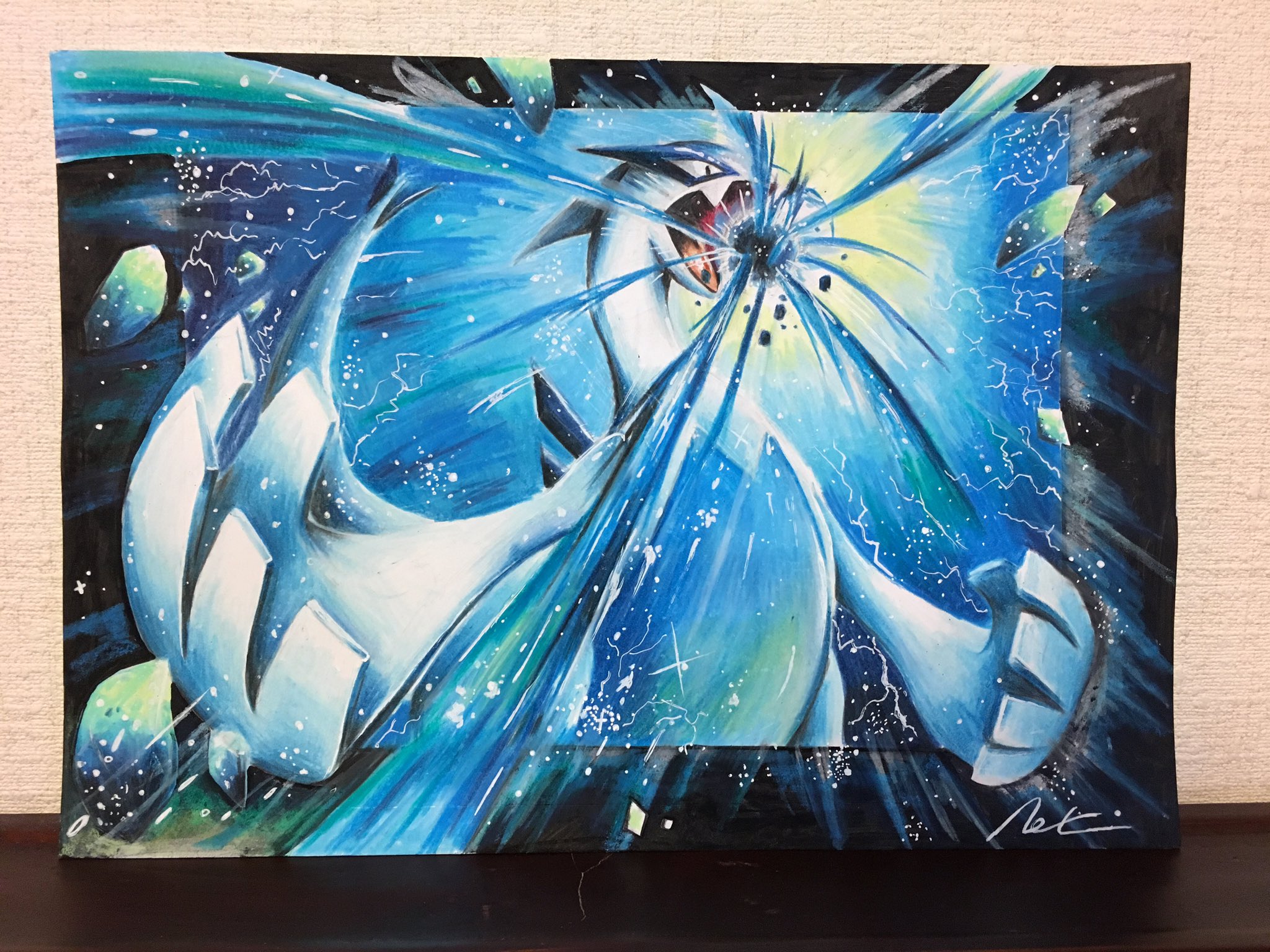 ヤマッピ 色鉛筆で描いたポケモンカード風イラストです 色鉛筆 二次創作 T Co 6wgqxqeizg Twitter