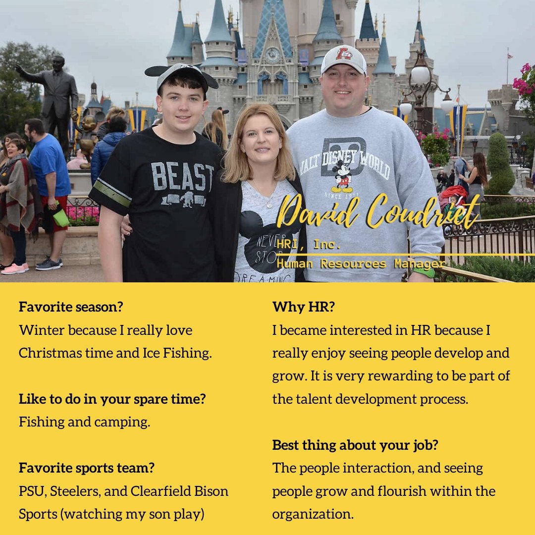 Barrett_Ind's tweet photo. Next #spotlight for #HRWeek of the #40WeeksOfBarrett is David Coudriet! David works with HRI, Inc. in #StateCollege PA.
#ItStartsWithUs https://t.co/SXx2bwBl3M