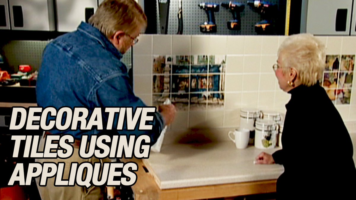 Looking to change up your ceramic tiles but don't have the know how or funds? You can dress up plain tiles with these easy-to-apply stick-on appliqués. #tiles #decorating #DIY #ronhazelton

ronhazelton.com/projects/how_t…