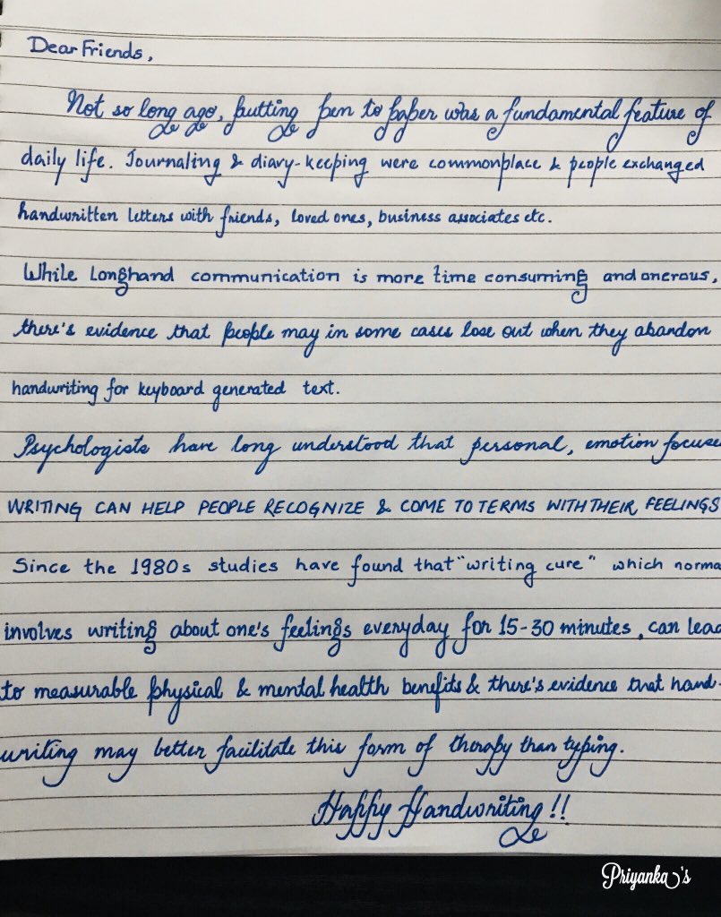 Pichhle sunday ka homework! 😀Many of us have stopped writing in ink...coz we prefer to type these days! 
Last sunday i was just trying to check how many writing styles can I write in. How many can you find in the paper below? 
#MissingInk