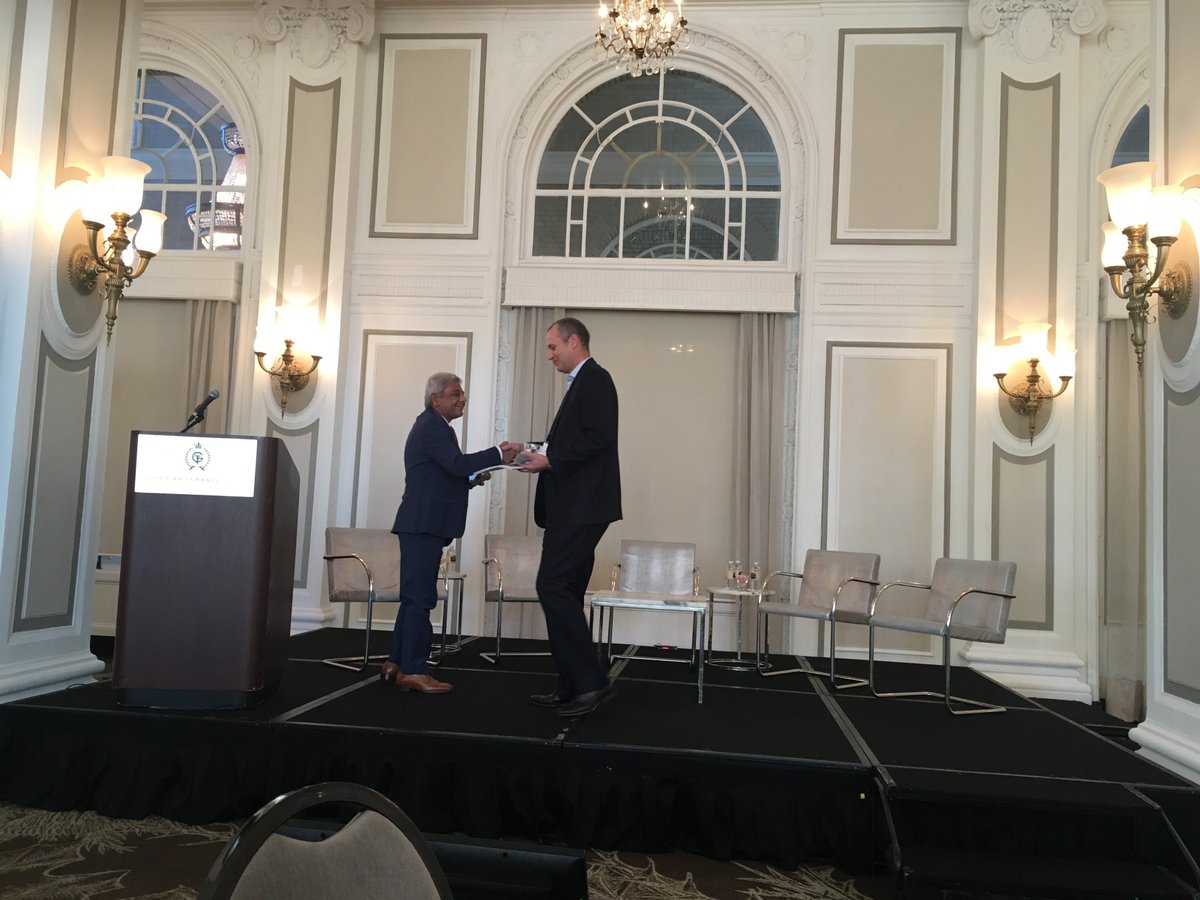 GuidehouseCEI's tweet photo. @NavigantEnergy's @Jan_Vrins delivering the #keynote this morning at the 2019 Global Power &amp; #Blockchain forum in Atlanta. Learn about the event and other Navigant speakers: https://t.co/MaOctUwRlf  #GlobalPower @EnergyBlockchai https://t.co/XlFEoFaz0C