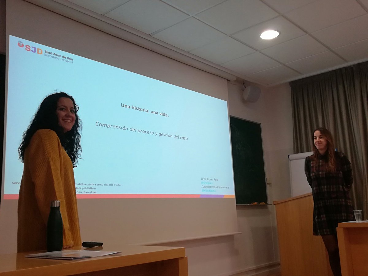 Seguimos "transdisciplineando" en el curso de soporte a la cronicidad compleja y atención paliativa #c2p2pamplona19 Ganas de seguir aprendiendo con <a href="/HdezBalma/">Balma Hdez</a> y <a href="/Slvcipres/">Silvia</a>