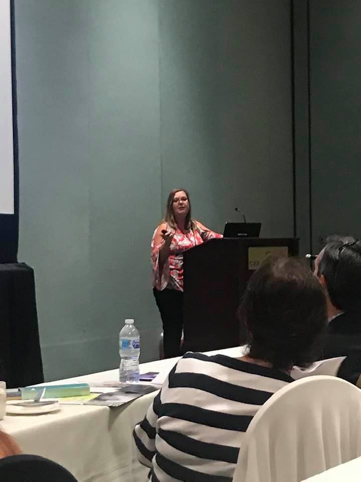 PWSAUSA's tweet photo. Retired Sgt. Tammie Penta presenting on law enforcement the tools needed to interact with individuals with special needs, including Prader-Willi syndrome.
#PWSA2019 #PWSA2020 #PWSAUSA #PWS #PraderWilliSyndrome #PWSpower #PWSAsaves #PWSadvocacy https://t.co/L4o9PGXwFa