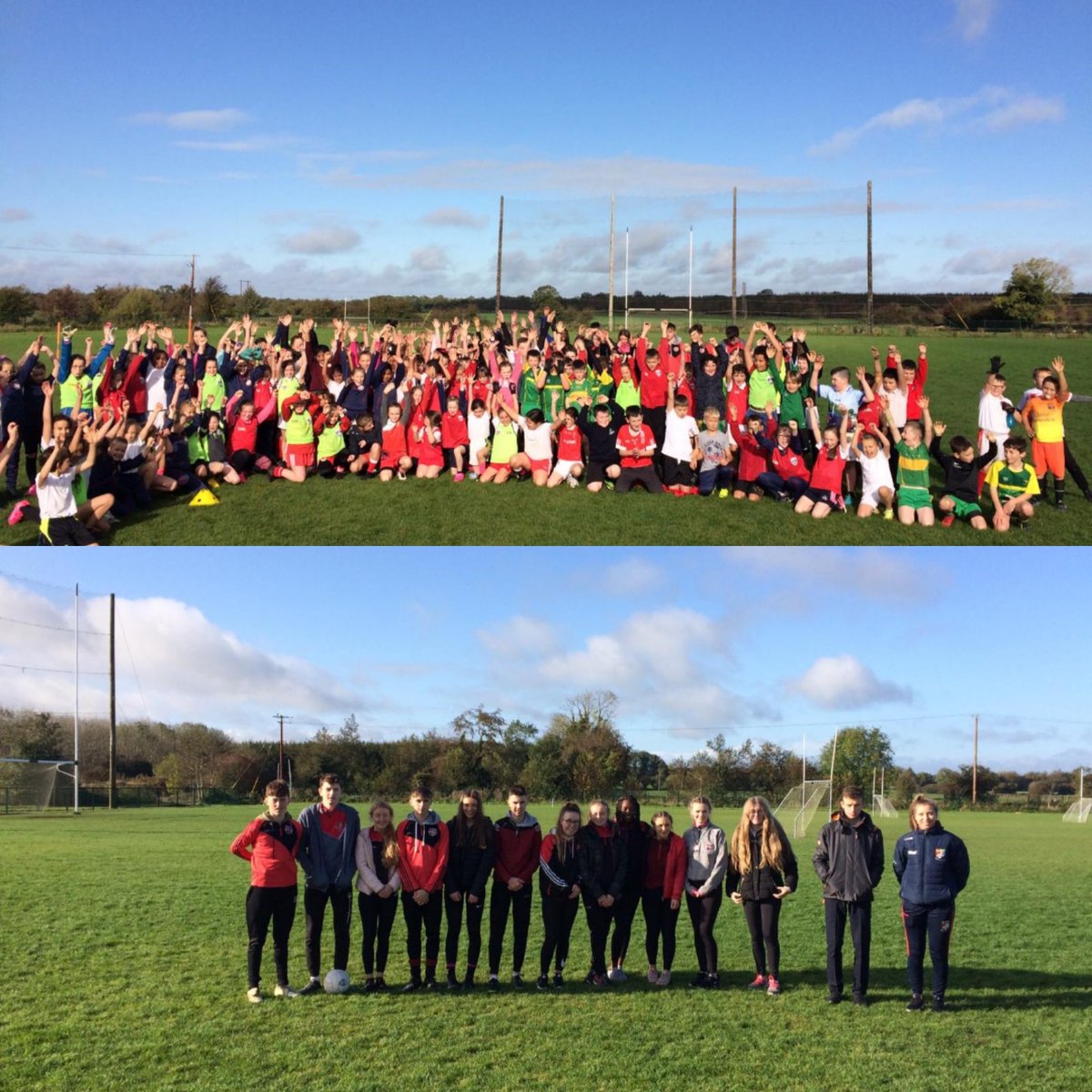 Offaly_GAA's tweet image. Action from our 3rd and 4th class Blitz today in @EdenderryGAA with GPO Mairead Daly and GDM Liam O' Reilly big thanks to TYs from @SMESecondary for reffing Games where children got to play in a #funenvironment #gogames #gaa
#GAABelong