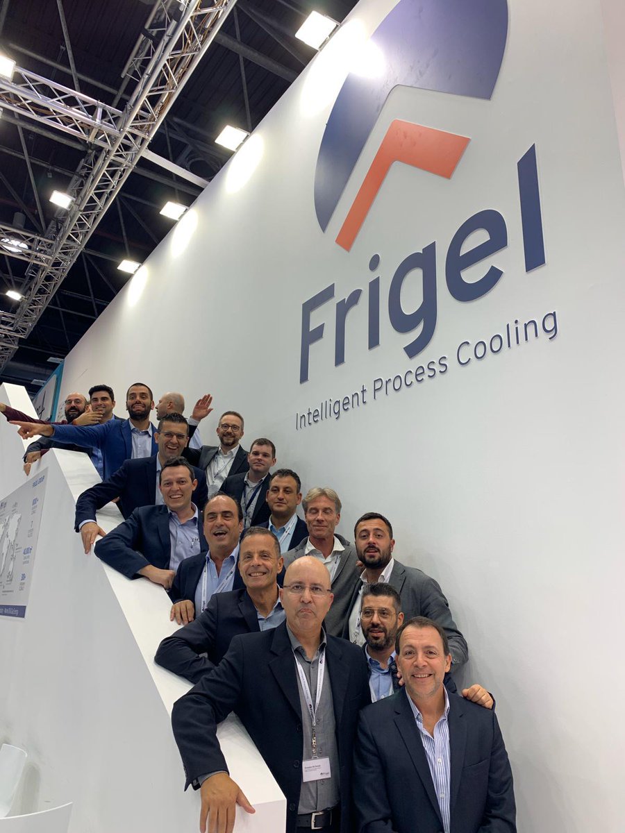 SummitSystems's tweet photo. How impressive does the #Frigel stand look at #K2019?! Well done guys on your hard work, the stand was constantly busy. We're looking forward to another year of friendship, very exciting projects and more trips to the lovely Italy! 🇮🇹🍷🍝 https://t.co/KqXRuA5MGj