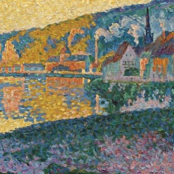 #odetoautumn#Paul Signac#impressionistandmodern#painting#1886#magestic#landscape#warmshades#autumnaesthetic#artroomlondonltd