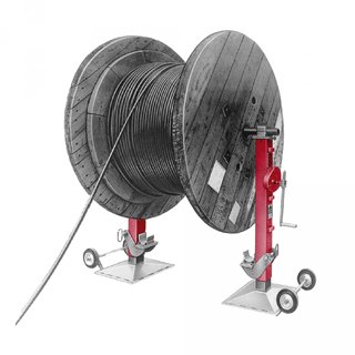 JamesPorterLP's tweet photo. 2 sets of Cable Drum Jack's being shipped to Singapore today. These cable drum jack's will lift upto 16 tonnes.. that's a heavy load... #energy #construction #underground #lifting #jacking #cable #jack https://t.co/d7MwPrQtcV