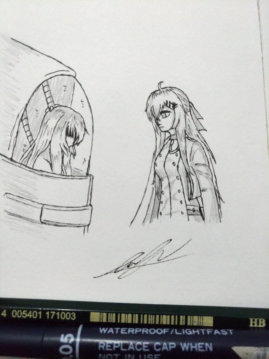 Inktober day 24 - T-doll recharging
"Recharging IWS2000 dummy unit... standby..."
#少女前線 #ドルフロ #IWS200