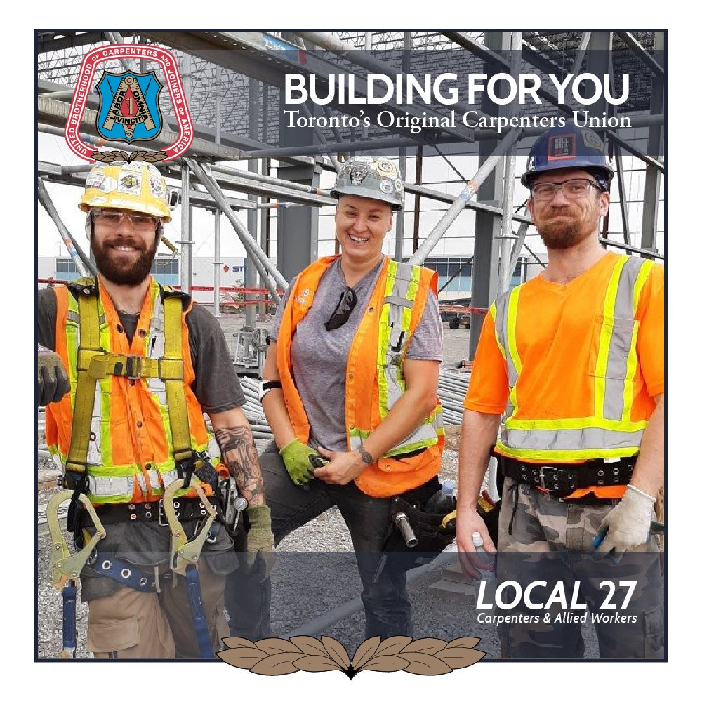 carpenters27's tweet photo. Please send us your pics (DM) from the job site and Fall pics that you may take!  With sunshine and warmer afternoons, it’s a great season for Local 27!

#Local27 #CarpentersUnion #TorontoCarpenters #Carpenters27 #CarpenterFamily #WeUnite #sendusyourpics #torontoautumn #UBC https://t.co/Q3HJ0s7okD