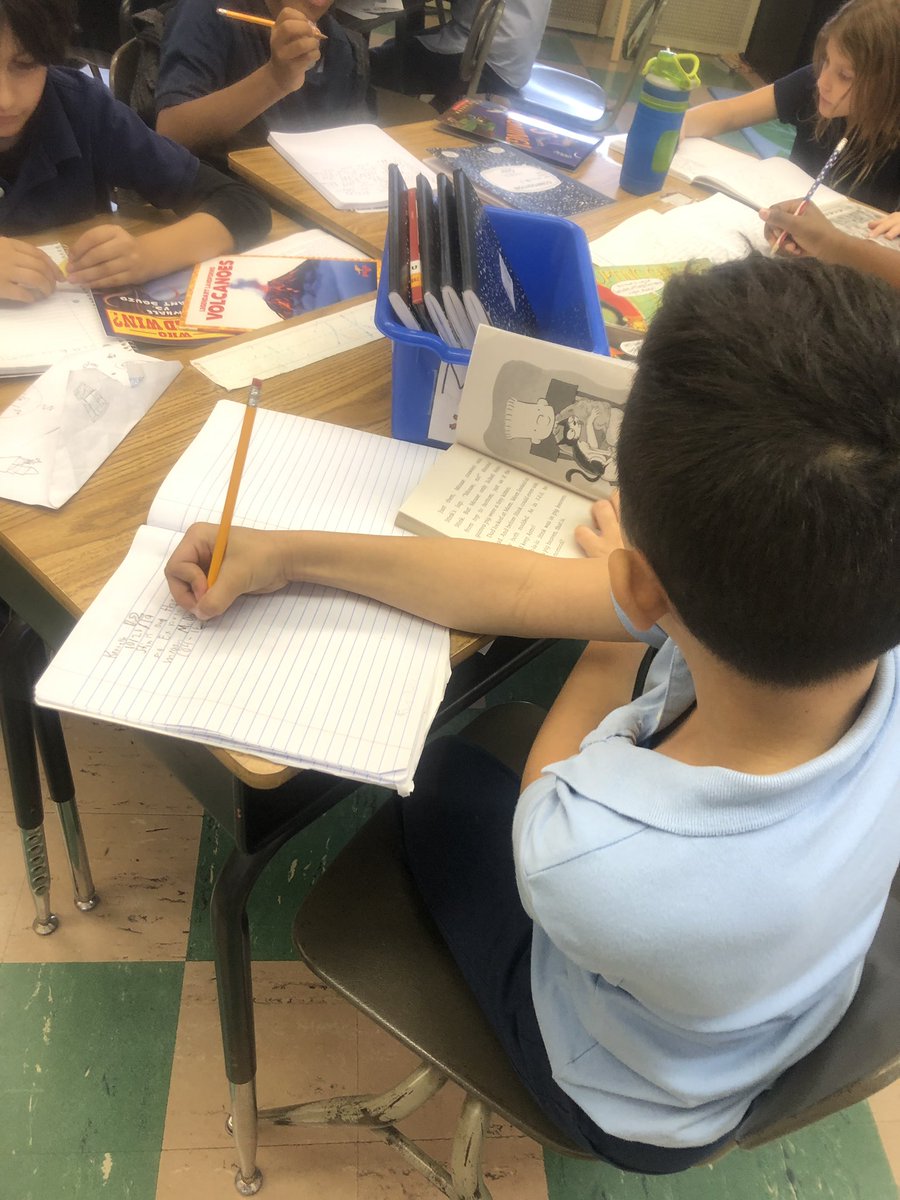 MrsFlackBrown's tweet photo. Just casually referencing the book to use text evidence in our responses to literature because that’s what good writers do! These 3rd graders impress me with their improvements every day! #galacleveland https://t.co/hDNHpQOnEH