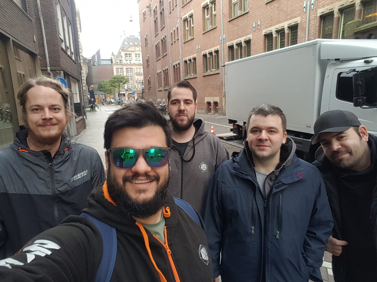 NuKKlear's tweet photo. Greetings from #amsterdam where a part of our awesome team attends at the @BlenderConf for some new insights… #gamedev #indiegamedev #indiestyleadvisor #gamedevelopment #indiegamedevelopment #bestteam #bestteamever #indiedev #indiegames #GamersUnite https://t.co/Fbo20jdb8S