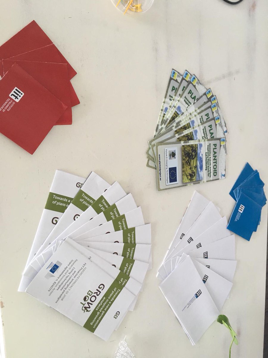 GrowBot_project's tweet photo. It started! Come visit us and try our laboratories  #GrowBot_project @AcquarioGenova and Biosfera  
@BSRiit @IITalk @fet_eu 
#Elementi @FDellaScienza https://t.co/pIWrwpK1U1