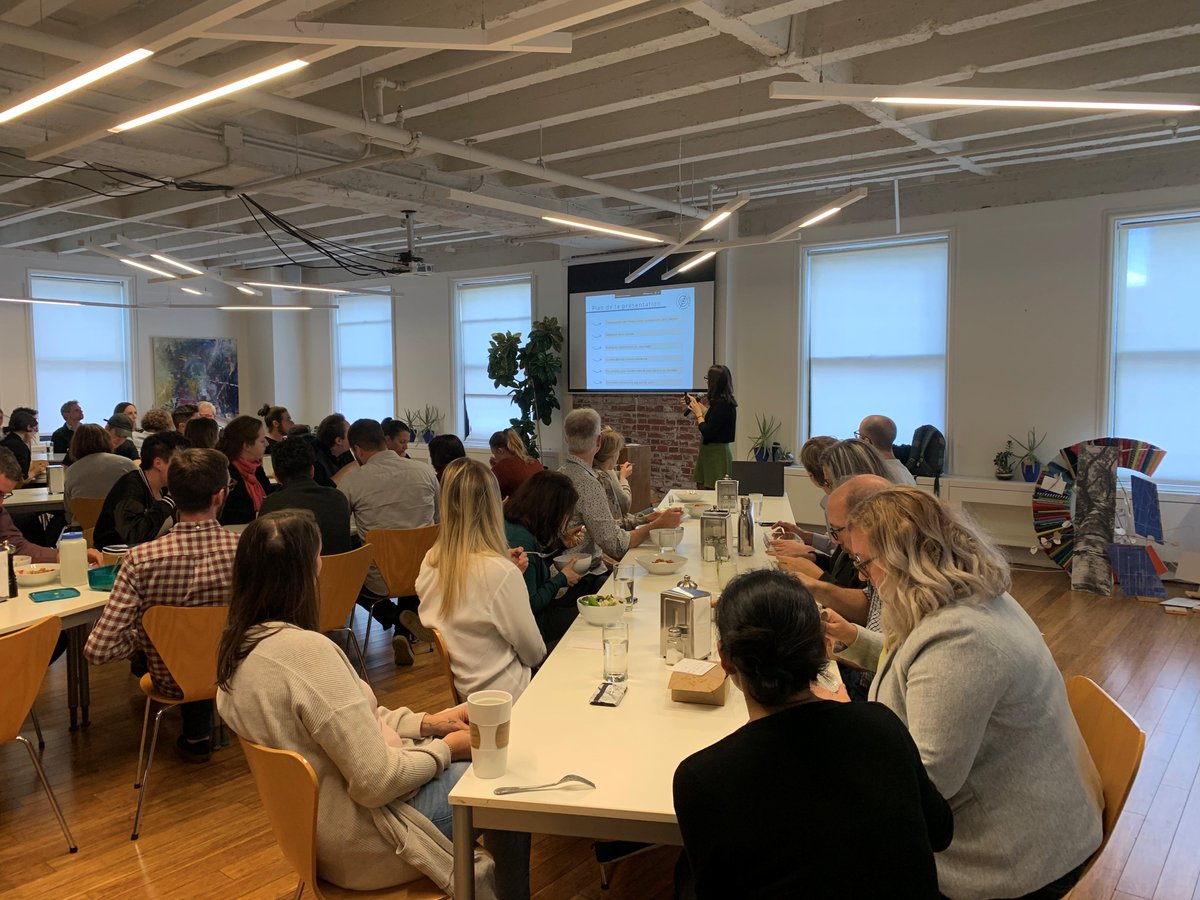 We have been pleased to welcome Geneviève Griffin from the Association Québécoise Zéro Déchet (AQZD) in support of the Semaine Québécoise de réduction des déchets. 

Every small gesture counts and remember that reducing is acting!