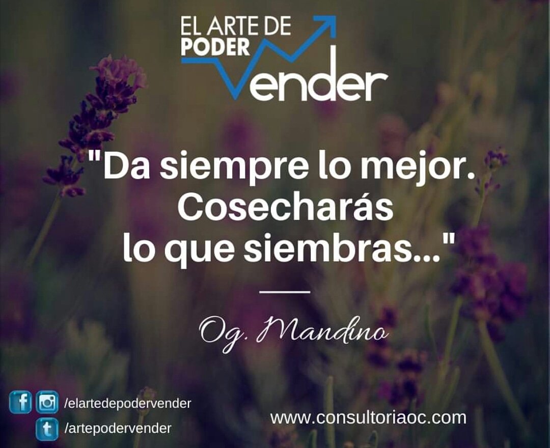 ArtePoderVender's tweet photo. #ElArteDePoderVender #VenderMas #VendedoresProductivos #VenderParaAprender #VentaModerna #Reprogramate https://t.co/5xwn1HbqDQ