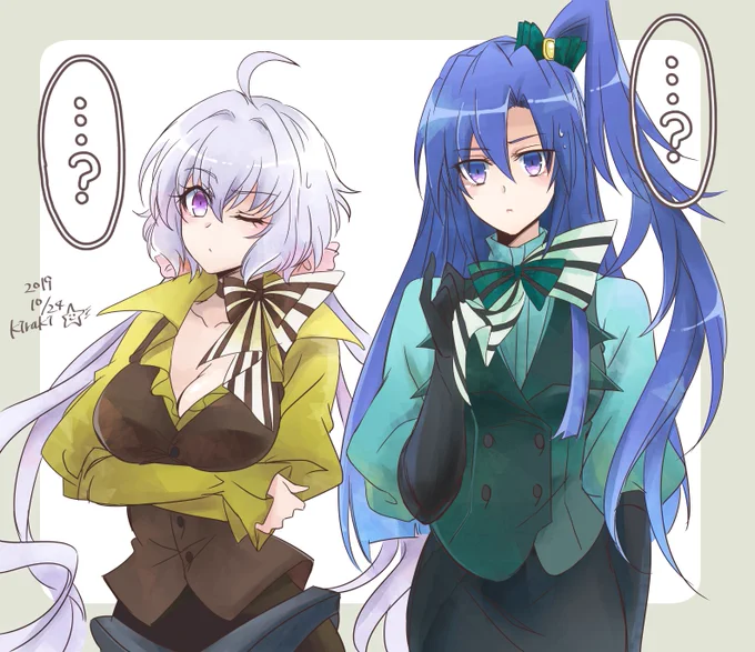 ～翼さんとクリスちゃんレイファラ仕様～
ハロウィンだからお洋服の着せ替えし放題✌️(通常運転) 