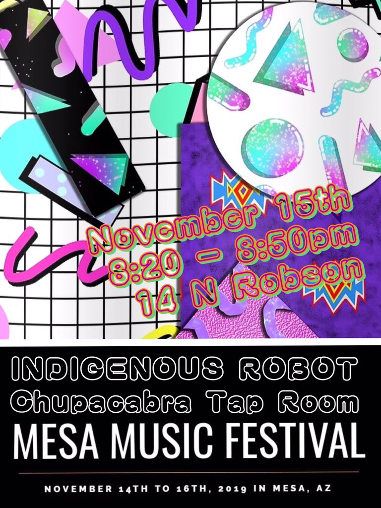 Waiting for the sun 😎🌵 <a href="/mesamusicfest/">Mesa Music Festival</a> Friday Nov 15th #mesamusicfestival #mesamusicfest #mesamusic #arizonagram #arizonalife #indigenousrobot <a href="/Hoobastank/">Hoobastank</a> #headliner #freefestival #desertlife #bestinthedesert #thedesertiscalling #thedesert <a href="/ChupacabraTap/">Chupacabra Taproom</a>