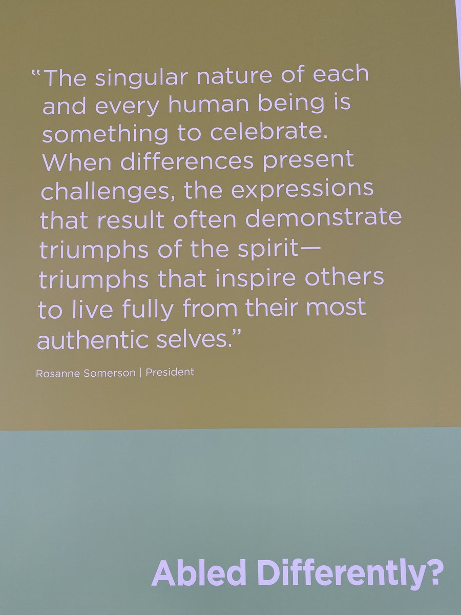 rsomerson's tweet photo. Part of our “Abled Differently” exhibition https://t.co/6hSU87xXXT