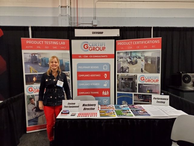 CertifiGroupUS's tweet photo. Come see us in Greenville, SC on the final day of @SOUTHTEC_Expo 2019! Dori is available in Booth 136 to discuss any current or upcoming projects and provide information on our testing services! https://t.co/Lq2lE0vdfK