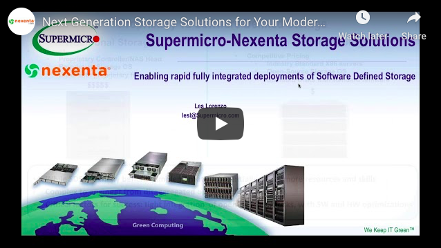 #TBT watch our webcast on the leading solution, with our enterprise partner @Supermicro_SMCI. Hear from Product Experts on the complete storage solution for modern enterprises -tested, validated, optimized and certified. ow.ly/Z4PU50wRD99