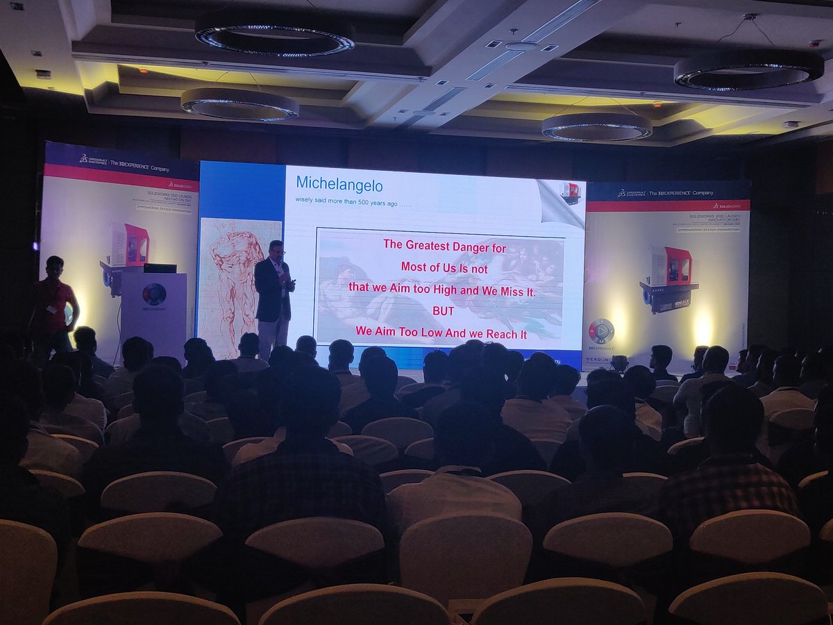 shreeshial's tweet photo. Mr Joseph Jerome, CEO BEACON,
Explaining About Today's Challenges in context for India's Manufacturing and the Indian Engineer. #swx2020launch #BEACON #SOLIDWORKS https://t.co/ljafODEbm6