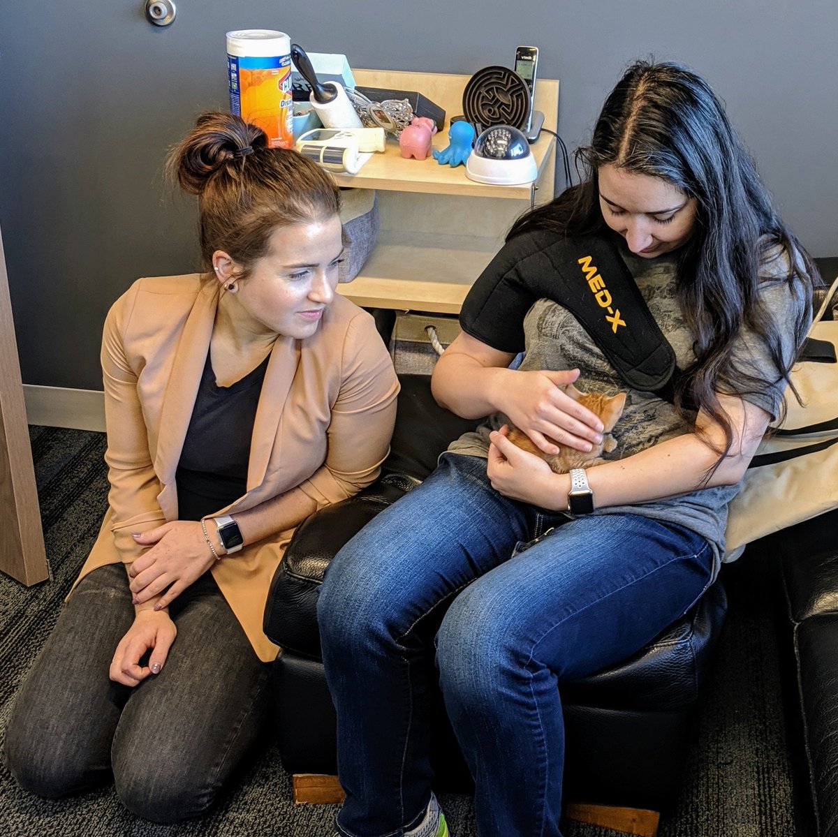 bold_insight's tweet image. We&apos;re not just dog people. It&apos;s kitten cuddle Thursday! This one-eyed cutie is available for adoption in December. 😻