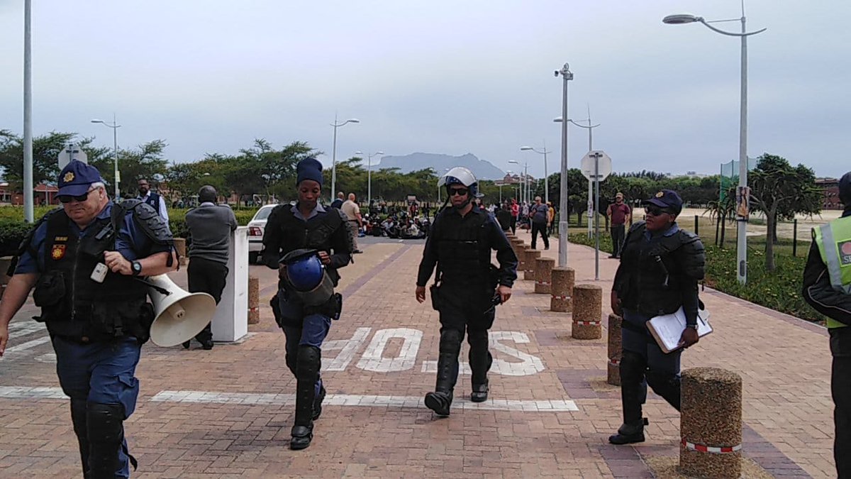 SISONKE_MD's tweet photo. @IOL @TheCapeArgus @SAPoliceService @CPUT The protest comes after students were informed that they might not be accommodated at South Point because the company was in the process of concluding an agreement with another institution that would result in little or no bed spaces for students #UWCProtest @IOL @TheCapeArgus https://t.co/OUeT0H8WKO