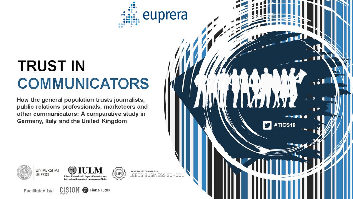mwiesenb's tweet photo. Und hier eine weitere Zusammenfassung unserer #TiCs19 Studie zu #Vertrauen in #Kommunikatoren wie #PR und #Marketing Fachkräften sowie #Journalisten, wenn sie über Organisationen berichten: https://t.co/iA2w06y2NN https://t.co/r4eM6SADSL
