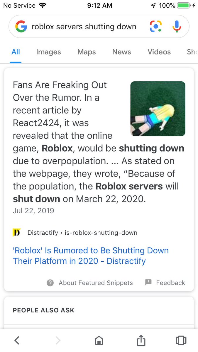 Roblox Is Shutting Down In March 22 2020