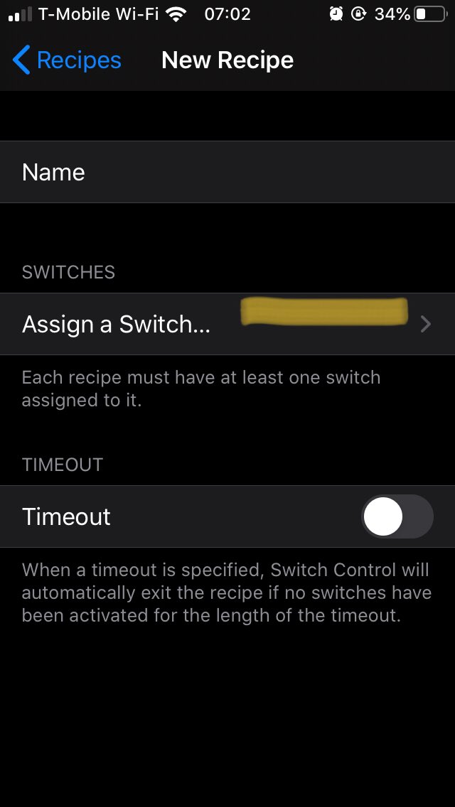 6. U can name it esp if ur making one for when it’s up right and bother for when it’s full screen.7. Click “Assign a switch”8. Then “full screen”9. Click “custom gesture”