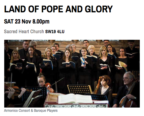 WimbledonWIMF's tweet photo. Using the architectural spaces of Sacred Heart church, the acclaimed @ArmonicoConsort takes us on an enchanted journey through the extraordinary history of the Papacy - trekking through tales of greatness & intellect.
Land of Pope & Glory live at #WIMF: https://t.co/cnudNZEgYN https://t.co/2gBCXSgX7o
