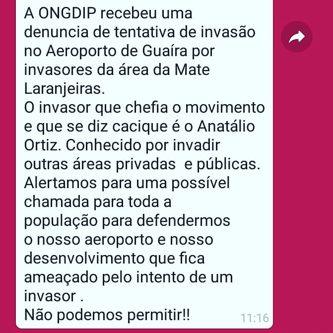 Ongdip1's tweet photo. Atenção!  Aviso! https://t.co/O4VWbuEWDH