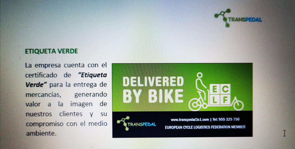transpedales's tweet photo. La distribución sostenible marca la diferencia. TRANSPEDAL DISTRIBUIMOS SIN CONTAMINAR https://t.co/hEoBqvfVrO
