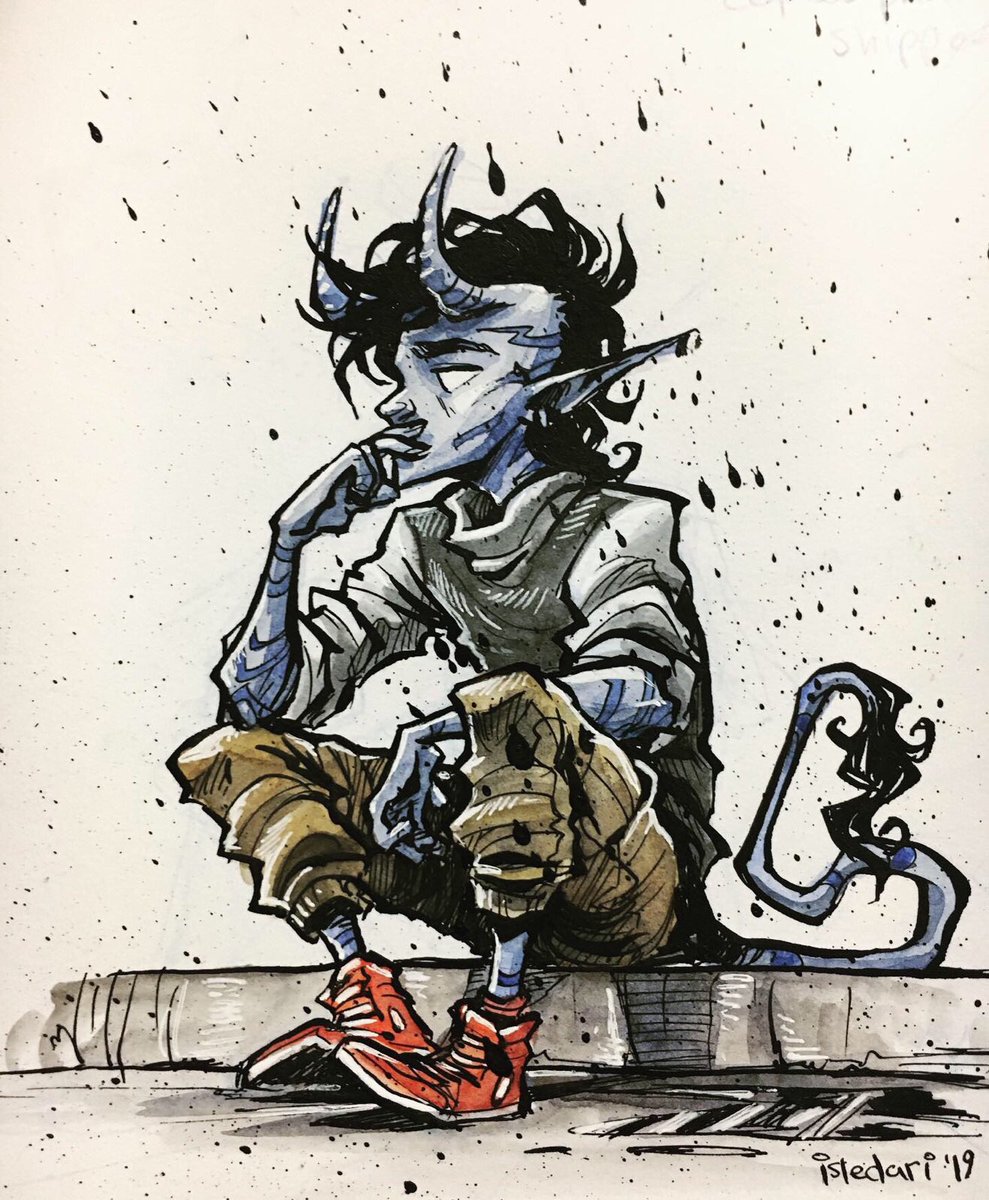 isledari's tweet photo. Kalvyn the Ponderer #dndcharacter #doodle #sketch #art #characterdesign #oc #kalvyntheawkward https://t.co/5ANpgQRhrY
