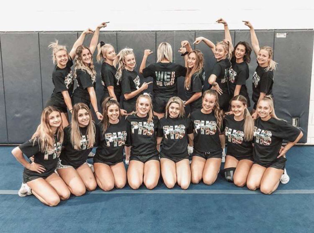 ‼️ATTENTION‼️
CHEER IS SELLING THESE SICK SHIRTS🥵🥶
🔵🔴EVERYONE PURCHASE ONE FOR ONLY 10$ TO REP AT THE BASHA GAME AND TO HELP OUR STUD CHEERLEADERS GET TO NATIONALS 🔵🔴

Also, Cheer has a HUGE competition this Saturday, show some love to these state champs and wish them luck