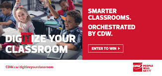 EducatorsFG's tweet photo. Help prepare your students for their future with devices that are more secure, collaborative and cloud-ready...and you could win a $30,000 tech upgrade for your classroom, from @CDWCanada! https://t.co/tScEMUdGO4 #LifeOfATeacher #DigitizeYourClassroom https://t.co/ecULHLZgYG