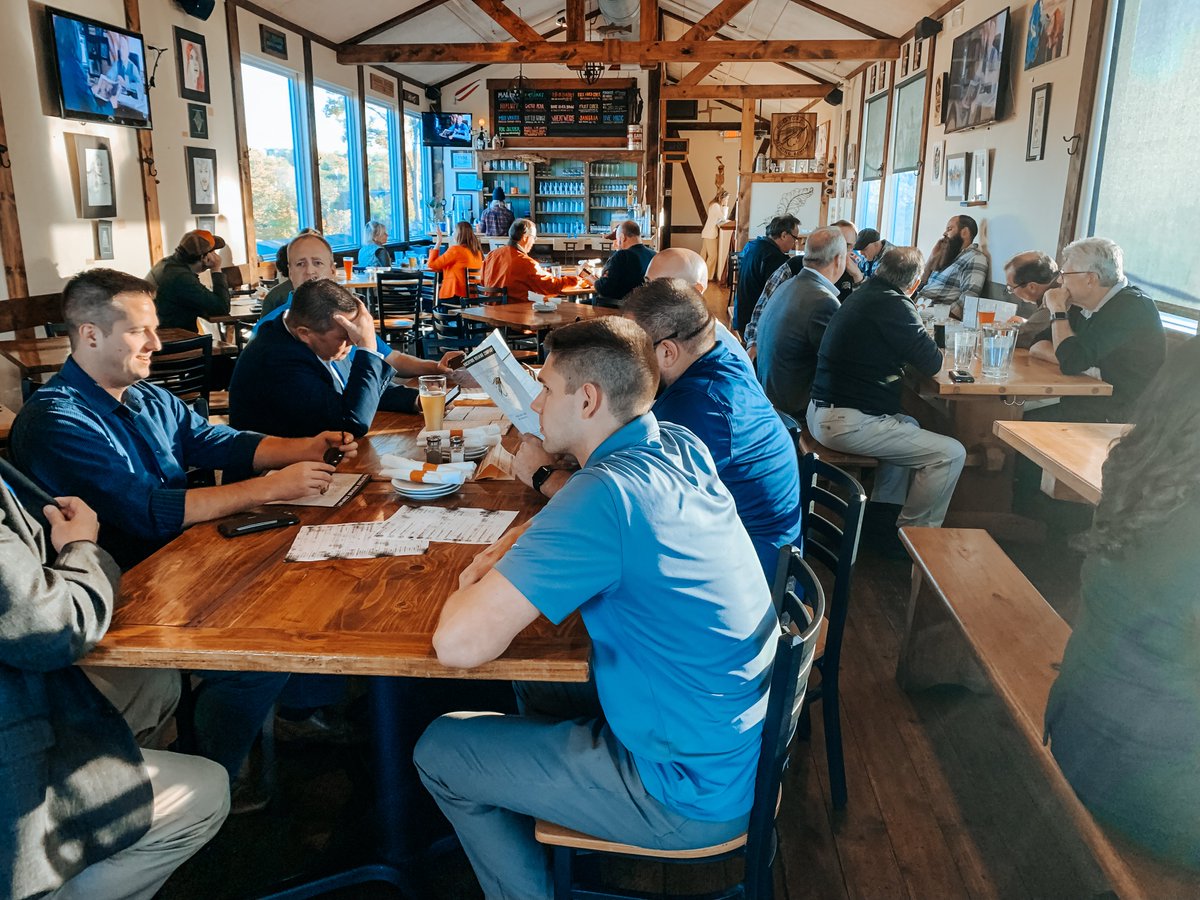 AdhezionInc's tweet photo. The end of the first day of Adhezion's National Sales Meeting. Thank you to our local @RockfordBrewing for your great service last night. #rockfordbrewingcompany #theadhezionadvantage #salesmeeting https://t.co/e4IJSZHQsZ