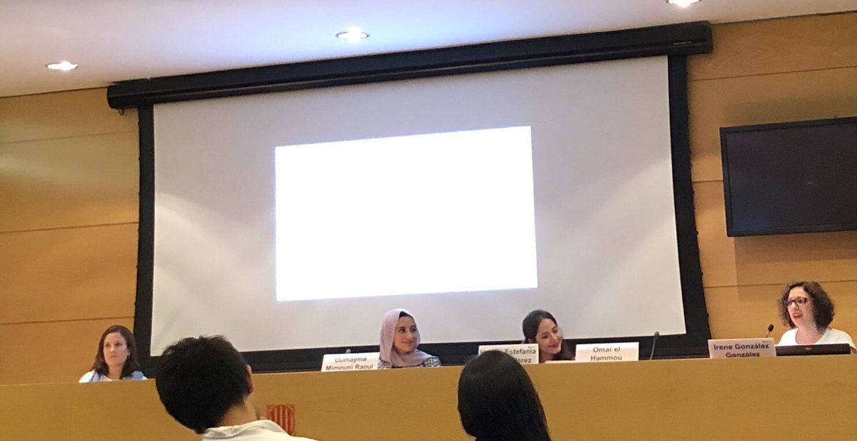calitmeub's tweet photo. Ana González Navarro modera la sessió “Expresionesculturales,narrativasyeducación”, aquesta tarda al #XXIIFIMAM a l’@IEMed_ https://t.co/ljLZ14RhOp