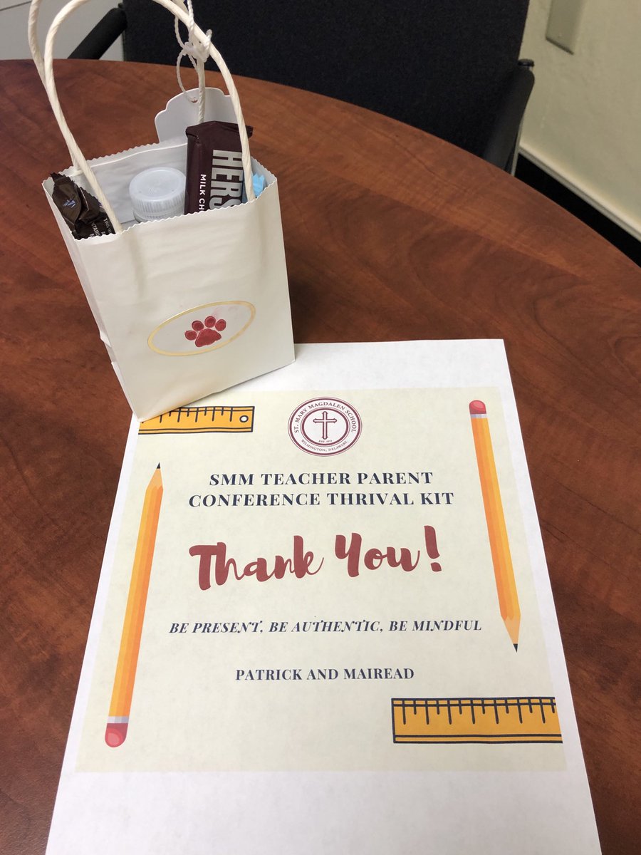 PatrickTiernan's tweet image. My parent-conference “thrival” kit for our AMAZING teachers today! Hydrate, feed, caffeinate. Repeat. 👩🏻‍🏫☕️🥗🍝 #AdminHack #TeacherLove #CatholicEdChat