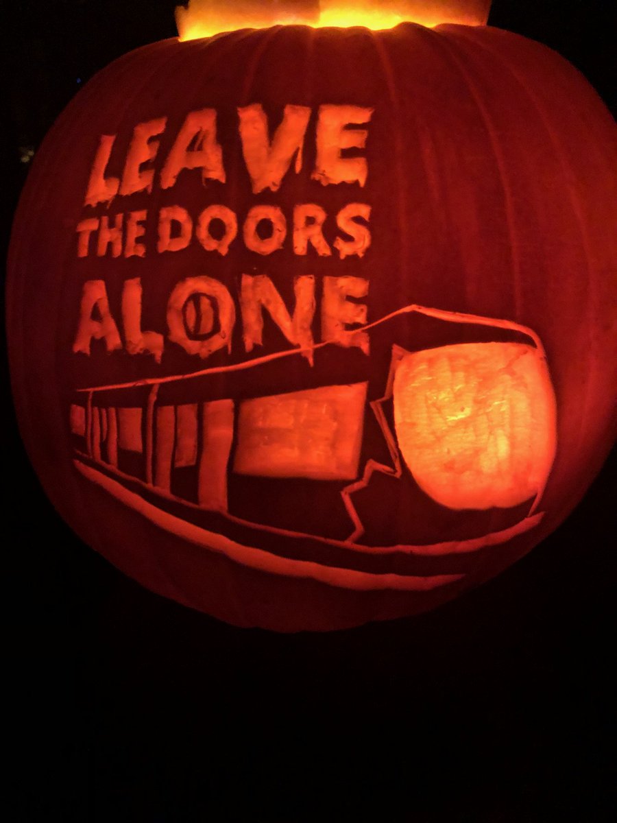JennnPritchard's tweet photo. I found the perfect pumpkin for you @JimWatsonOttawa Scariest one out here! @1310NEWS @OC_Transpo #childrenatriskottawa #ottnews https://t.co/r5RkrBUK0k