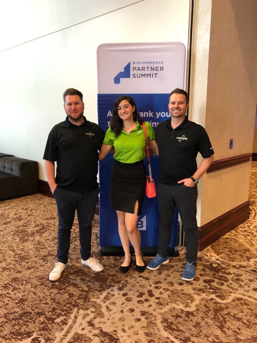 Searchspring's tweet photo. The Nextopia team is at the Austin @BigCommerce Summit! If you are attending, make sure to meet up with our #eCommerce experts, Briar, Tom and Michael!

@BigCommPartners

#BigCommerce #eCommerceBusiness #eCommerceStore #eCommerceWebsite #BigCommercePartners #BigPartnerSummit https://t.co/XqKtkgGP0E